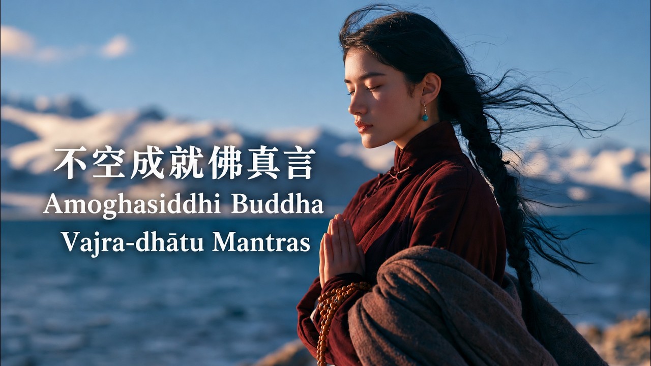Amoghasiddhi Buddha Vajradhātu Mantras for Courage & Success｜不空成就佛真言：心無所畏，行有所成｜Healing Tibetan Music