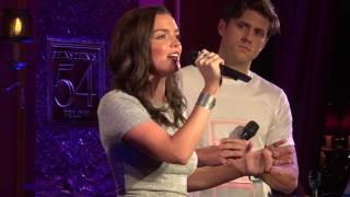 Jennifer Damiano reunited with Aaron Tveit and Alice Ripley - 