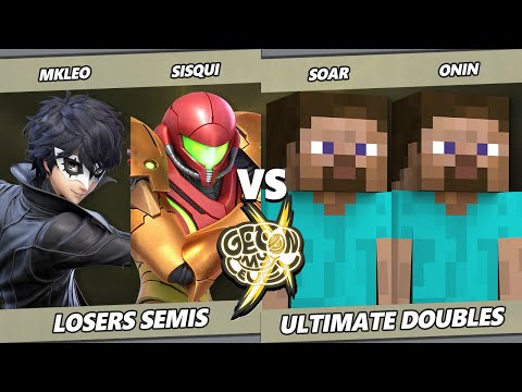 GOML X LOSERS SEMIS - Sisqui & MkLeo Vs. Soar & Onin - Smash Ultimate - SSBU