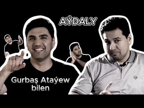 Aýdaly Gurbaş Ataýew bilen Merdan Annamuhammedow.
