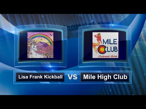Lisa Frank Kickball vs Mile High Club - Quarter Finals - Women’s Portland Kickball Open #PKO2017