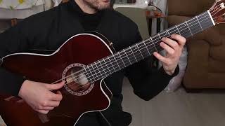 Video thumbnail for Godin Arena Pro CW Bourbon Burst EQ --- blended --- sound demo 1 by Ramzi El Rumbero