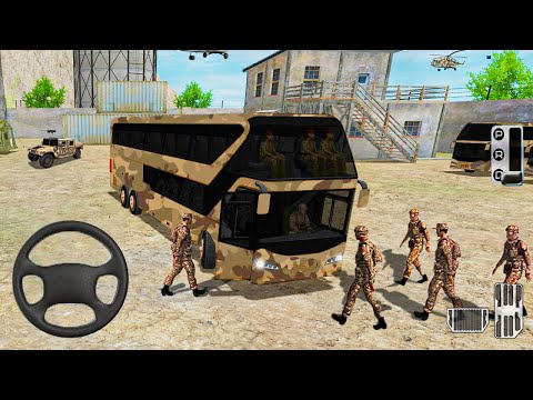 Real Army Coach Bus Simulator: Bus - Transporter Army Bus Simulator Driving - Android Gameplay