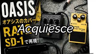 Acquiesce（アクイース）　デタラメ英語でカバーしました。エレキギター弾き語りカバー
