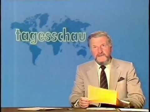 ARD Tagesschau Wilhelm Stöck Sendeschluß Sa. 28.5.1983
