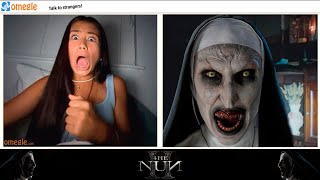 LA MONJA I THE NUN 2 JUMSCARE PRANKS  VALAK I REACCIÓN , SUSTOS Y BAILES en OMEGLE #PelisDeTerror