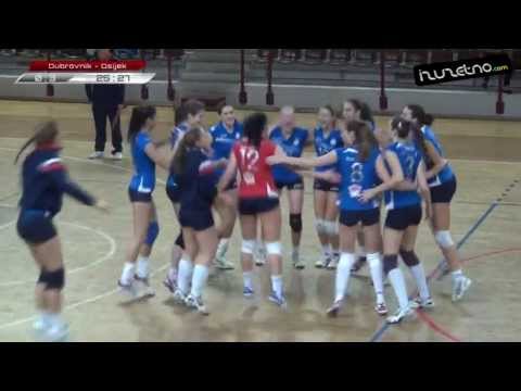 ŽOK Dubrovnik - ŽOK Osijek 0:3 (3. kolo 1. A lige odbojkašica, 20.10.2013.)