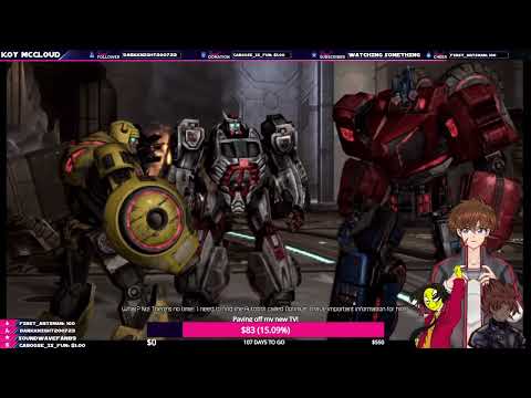 "WARRING WEDNESDAYS!" Koy McCloud Livestreams Transformers: War for Cybertron