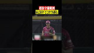 【超抜守備範囲】辰己涼介『どこまでも捕る』 #shorts