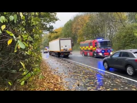 Leighs technical response unit (TRU) responding- greater manchester fire and rescue service