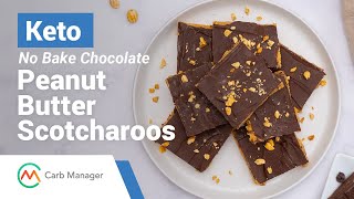 Keto No-Bake Chocolate Peanut Butter “Scotcheroos” Recipe