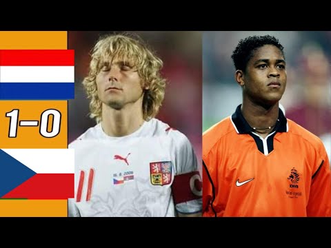 Netherlands 1 x 0 Czech Republic (Nedved, Kluivert)  ● UEFA Euro 2000 Extended Goals & Highlights