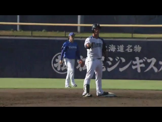 【ファーム】ファイターズ・今井 走者一掃の勝ち越しタイムリー2ベースヒット!! 2020/8/28 F-DB(ファーム)