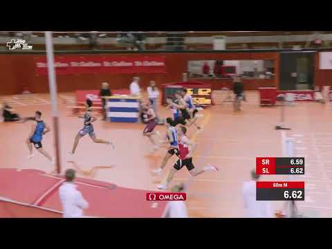 Hallen SM 2023 - Männer 60m Halbfinale 2