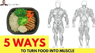 💪 5 Ways To Turn Food Into Muscle &amp; NOT Fat - by Dr Sam Robbins
