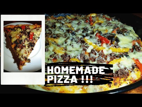 Guteka pizza byoroshye | Iraryoshe peeeee!!! | How to make pizza from scratch!