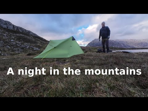A night in the mountains - First wild camp in over a year!