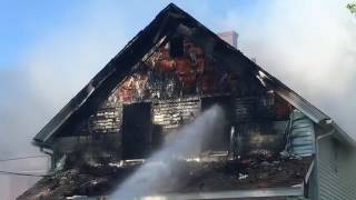 Resident of burning Springfield home arrested for interfering with firefighters