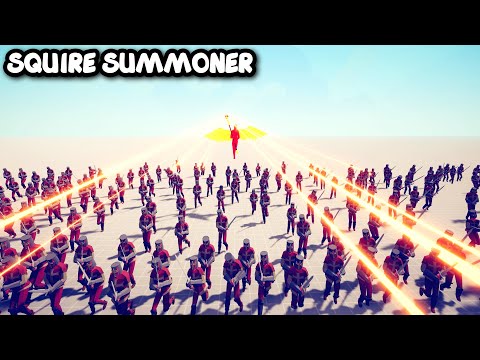 SQUIRE SUMMONER Vs EVERY UNITS - TABS - Totally Accurate Battle Simulator