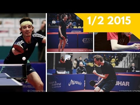 DEVOS Robin A2 - DELPORTE Hervé A18 1/4 BELGIUM NATIONAL 2015 TABLE TENNIS