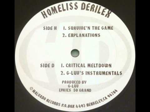 Homeliss Derilex - Survive'n The Game (Instrumental)