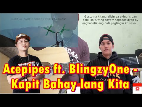 Acepipes ft. BlingzyOne - Kapit Bahay lang Kita (Guitar Cover With Chords & Lyrics)