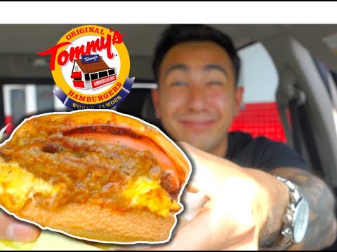 TRYING CHILLY CHEESE BURGERS AND FRIES | ORIGINAL TOMMY’S LA | MUKBANG | JOIN ME