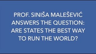 preview picture of video 'Sinisa Malesevic discusses the role of nations | Audio Only'