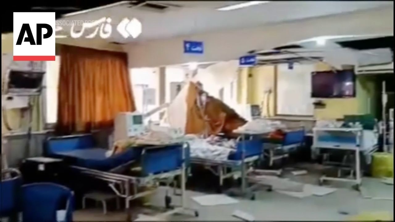 Video | US and Israel strikes severely damage a hospital in Iran