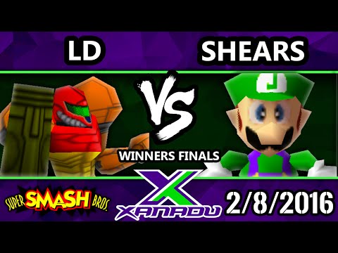 S@X 136 - Pound | Shears (Luigi) Vs. LD (Samus) SBB64 Winners Finals - Smash 64