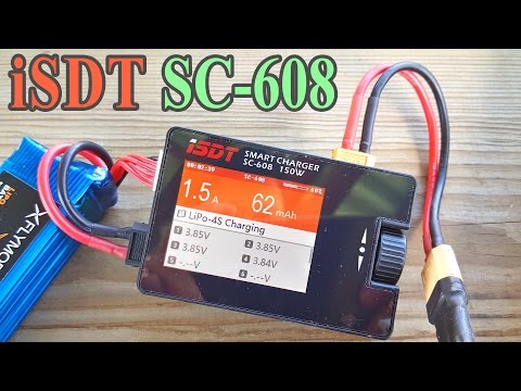 iSDT SC-608 (150W) charger / Review and test.