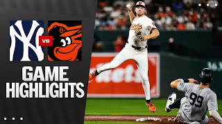 Yankees vs. Orioles Game Highlights (9/18/25) | MLB Highlights
