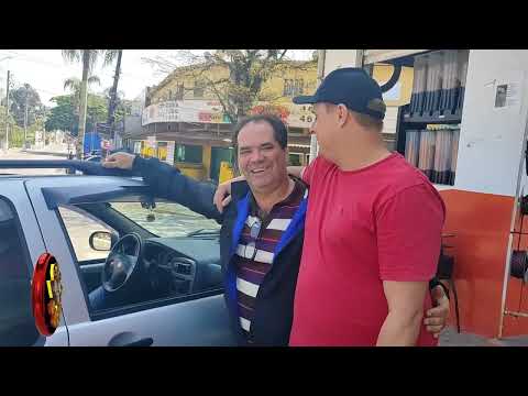 MARCELO MOURA E WILLIAM NA CAMINHADA PELO CENTRO GANHA UMA ABRAÇO DE AFETO.