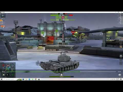 World of Tanks Blitz Replay Tier 8 T34 Falcon