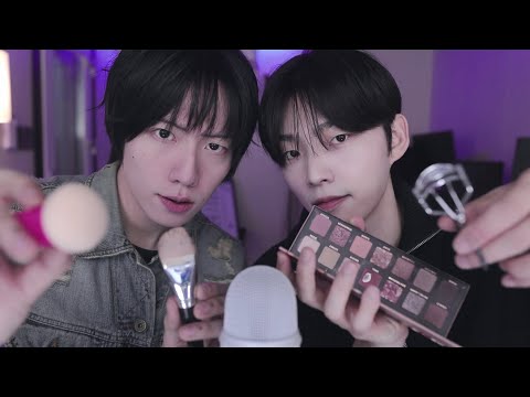 💄Super fast 'one take makeup' with my special assistant