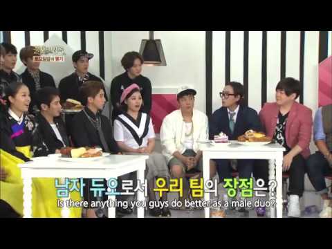 Lee Hyun (HOMME) Imitating Hwanhee (Fly to the sky)