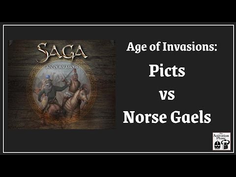 Age of Invasions: Saga Battle Report Norse Gaels vs Picts with @MontyLuhmann