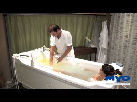 Hydrotherapy Tub treatment routine- MyoRelease Therapy(MyoRT) - YouTube