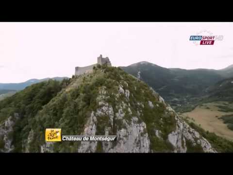 Tour de France 2012 Stage 14 Chateau de Montsegur