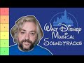 Ranking Disney Musical Soundtracks Tier List