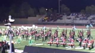 Ayala High School Band and Colorguard Performing at the Tournament in the Hills Competition 2009