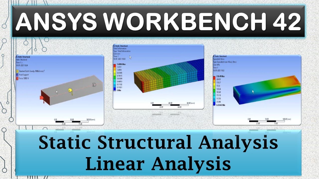ANSYS Tutorials - Static Structural Linear Analysis