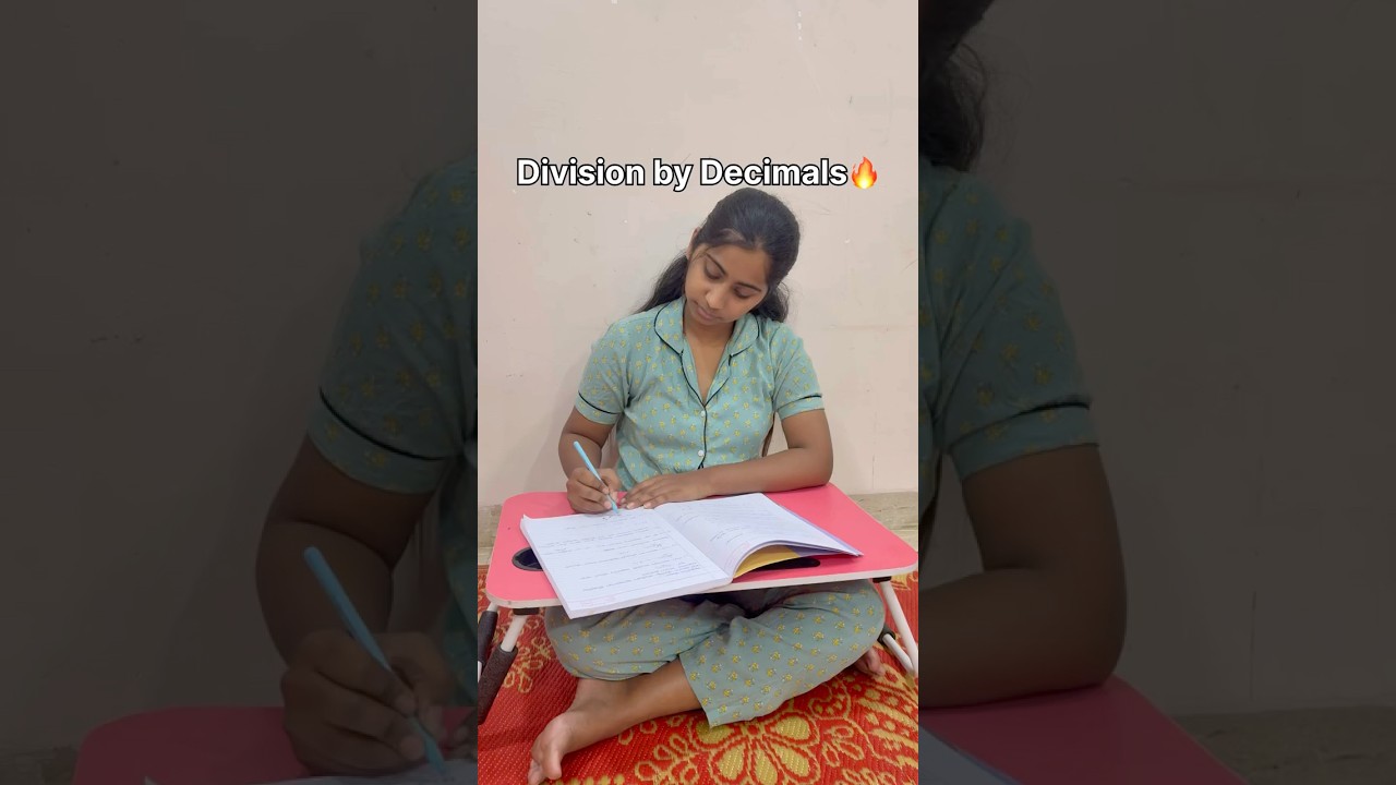 Division by Decimals🔥 #maths #mathstricks #tricks #study #exam #college #studentslife