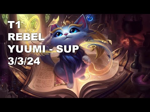 T1 Rebel Sup Yuumi vs Volibear - KR Challenger Rank Game
