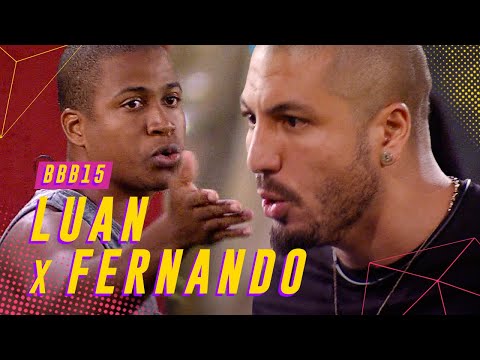 FERNANDO DISCUTE COM LUAN NO PÓS-PAREDÃO E OS DOIS PARTEM PRO GRITO! 😱 | BIG BROTHER BRASIL 15