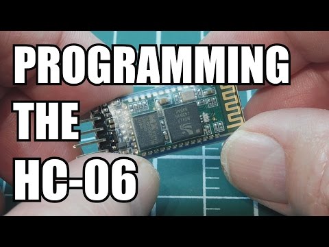 How to program the HC-06 Bluetooth module