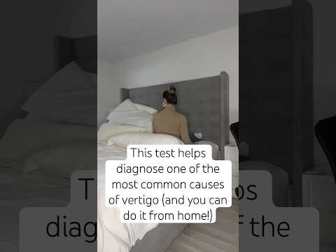 How to test for posterior canal BPPV using the Dix-Hallpike test #bppv #vertigo