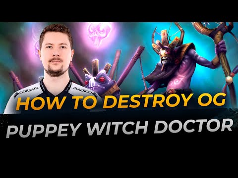 Puppey plays Witch Doctor vs OG | Full Gameplay Dota 2 Replay