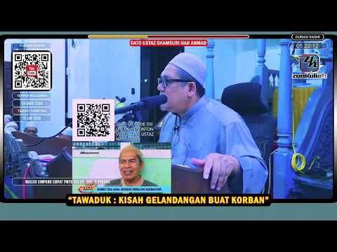 TAZKIRAH : Ganjaran Di Akhirat Untuk Orang Yang Tawaduk - Ustaz Shamsuri Ahmad