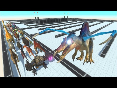 ESCAPE FROM ALIEN SPINOSAURUS #3 - Animal Revolt Battle Simulator